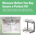 ARSTPEOE Under Sink Organizer - 2 Pack Multi-Purpose Pull-Out Storage Shelf - Image 2