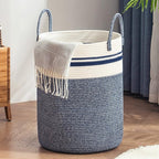 YOUDENOVA Cotton Rope Laundry Hamper Basket, 72L Blanket Basket for Nursery by YOUDENOVA