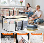 Fab totes Moving Bags Extra Heavy Duty Oversized Storage Bags with Reinforced Handle and Double Zippers,Moving Supplies Totes for Storage Packing Dorm Room Essentials Alternative to Moving Boxes - Image 5