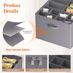 Lifewit Shoe Storage Organizer for Closet, Holder Box, 2 Pack, Gray - Image 3