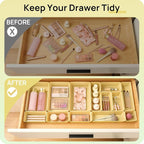Vtopmart 25 Pack Plastic Drawer Organizers with Non-slip Rubber Pads - Image 3