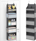 Lifewit 5 Tier Over the Door Organizer, Diaper Hanging Storage, Gray by Lifewit