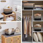 OIASKET Storage Basket for Organizing 3 Pack, Woven Baskets for Storage - Image 7