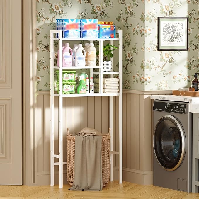 Asgolion Over-The-Toilet Storage Rack, 3-Tier Bathroom Shelves Over Toilet - Image 8