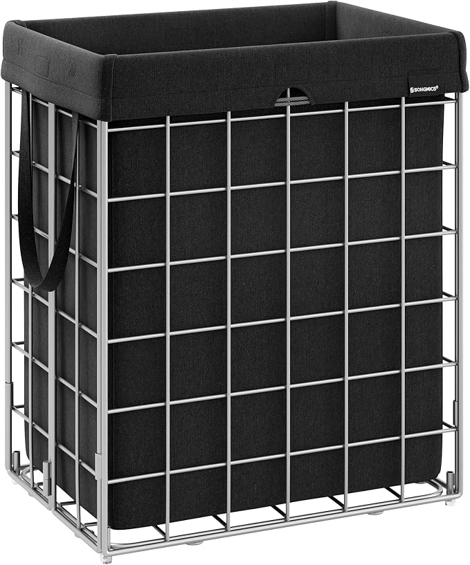 SONGMICS Laundry Hamper, Collapsible, 24 Gal. (90L) by Unknown