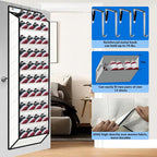 10 Tiers Shoe Organizer for Closet, 20 to 30 Pairs Shoe Rack Door - Image 5