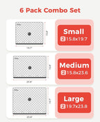 6-Pack Vacuum Seal Bags for Clothing Travel with Cordless Pump - Image 3