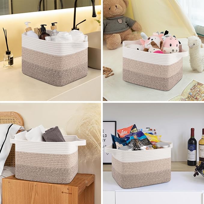 OIASKET Storage Basket for Organizing 3 Pack, Woven Baskets for Storage - Image 6