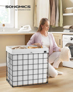 SONGMICS Laundry Hamper, Collapsible, 34.3 Gal. (130L) - Image 2