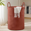 YOUDENOVA Cotton Rope Laundry Hamper Basket, 58L Blanket Basket for Nursery by YOUDENOVA