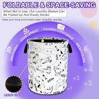 Cute Cat Meow Pet Laundry Basket Foldable Oxford Cloth Hamper 18.9x 16.5 In - Image 5