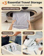 BAGSMART 18 Pack PA+PE Travel Vacuum Bags with Wireless Pumpe - Image 5