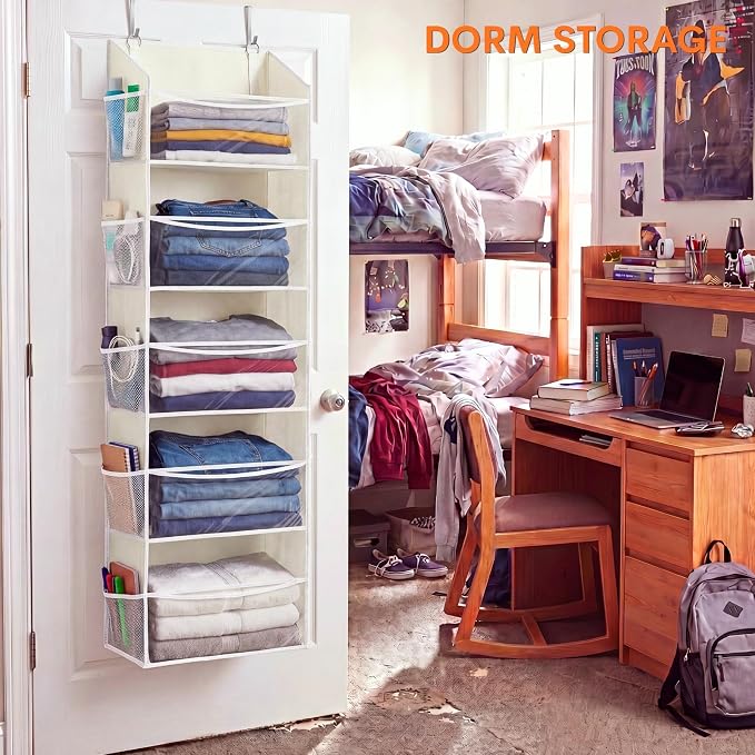 Ofiray-home 5Tiers Over Door Organizer, Weekly Clothes Organizer for Kids - Image 7