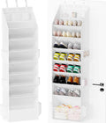 Criusia Shoe Storage, Over the Door Shoe Organizer, Hanging Closet Shoe Storage with Large Deep Pockets, Fits 16–24 Pairs of Sneakers, Sandals, Boots, White by Criusia