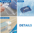 Vacuum Seal Bags for Clothing Travel & Home Storage, travel vacuum bags with pump, Store Blankets, Comforters, Pillows, Seasonal Clothes Compactly,8 Pack With Electric Pump - Image 6