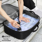 Travel Vacuum Bags for Clothing with Cordless Pump 21 Combo, Clear | Compression Packing Cubes Organizer Storage for Luggage Suitcase, Space Saver Seal Bags for Vacation Cruise - Image 6