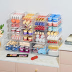 caktraie Acrylic 2-Pack 7-Drawer Makeup & Storage Organizer for Bath,Desk - Image 2