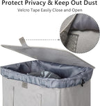 WOWLIVE 100L Laundry Hamper with Lid, Tall Dirty Laundry Basket for Dorm - Image 6