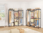 HOMIDEC Wardrobe Closet, 4 Hanging Spaces Portable Clothes Rack - Image 7