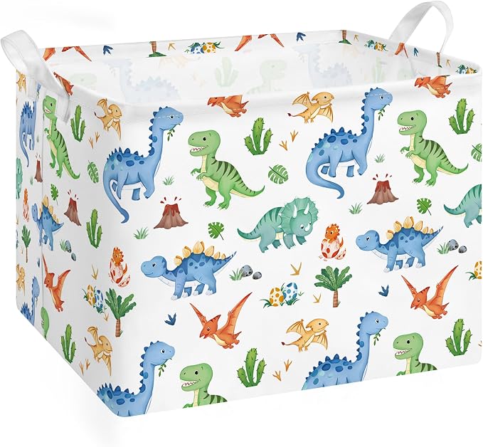 Collapsible Storage Basket Collapsible Fabric Laundry Basket with Handles by Alldomess