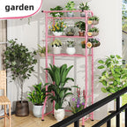 Simple Trending 3 Tier Over The Toilet Rack, Shelf Bathroom, Bathroom Stand Organizer Space Saver, Pink - Image 7