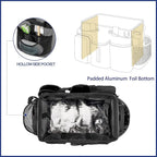 LoDrid Large Professional Cleaning Caddy with Detachable Divider, Black - Image 5