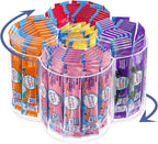 Drink Packet Organizer, 360 Degrees Rotating Acrylic Lazy Susan Organizer for Powdered Drink Mix Powder Packet, Water Flavor Packet Holder for Kitchen Pantry Storage, 5-Section by SMFANLIN