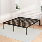 Hafenpo 12 Inch King Bed Frame, Under Bed Storage, Black - Image 5