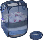 Simple Houseware Mesh Pop-Up Laundry Hamper with Side Pocket, 2 Pack - Image 3