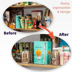 ClearSpace Pantry Organizers and Storage and Cabinet Organizer, 4 Pack - Image 2