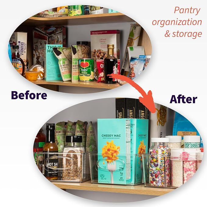 ClearSpace Pantry Organizers and Storage and Cabinet Organizer, 2 Pack - Image 2