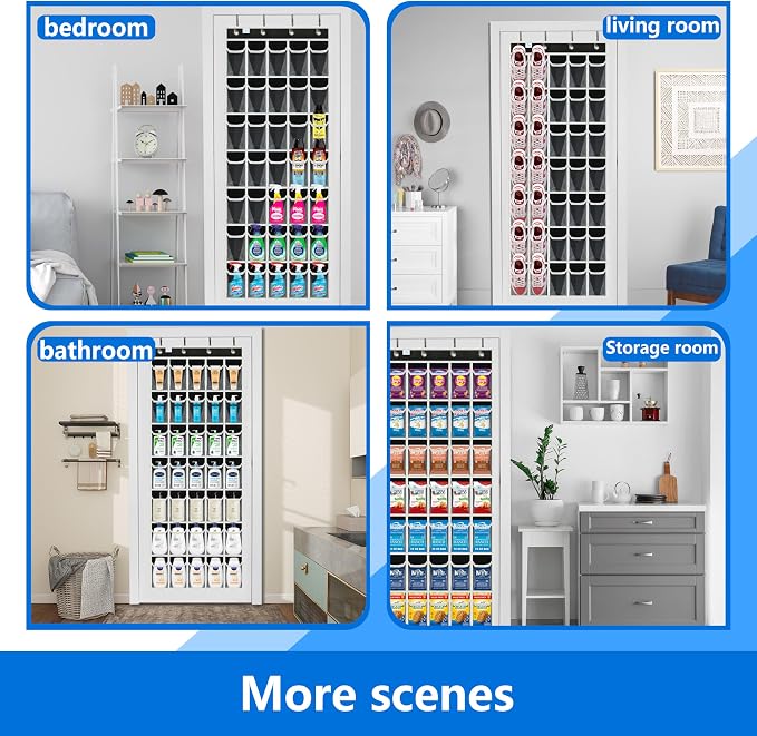 Shoe Rack for Door, Over Door Shoe Organizer for Closet - Image 5