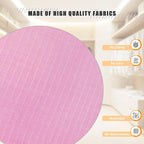 Hanging Closet Organizer 3-Shelf, Oxford Fabric Wardrobe Storage, Pink | Easy-mount foldable design holds clothes, handbags, shoes & accessories; washable Oxford fabric, sturdy and space-saving. - Image 4
