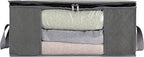 Storage Clothes Bins Closet Bags: Containers Organizer Bag Boxes Clothing Bin Box Container Organization for Organizing Blanket Cloth Pillow Sheet Sweater and Storage Totes Organizers With Lids - Image 2