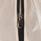 Household Essentials 3392-1 Cedarline Collection Hanging Garment Bag | Dress and Suit Protector | Natural Cotton Canvas,Off-White - Image 7
