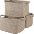 OIASKET Storage Basket for Organizing 3 Pack, Woven Baskets for Storage by OIASKET