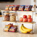 4 Pack Pantry Storage Containers for Onions, Potatoes and Trash Bags - Image 2