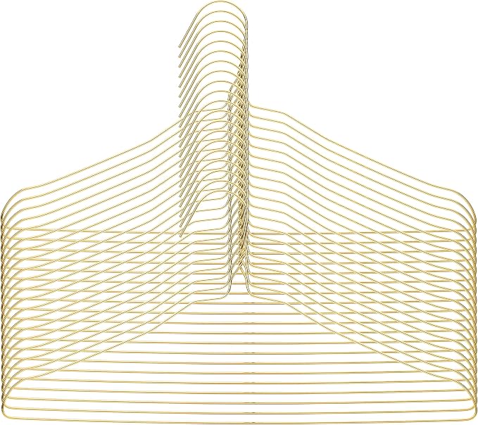 Mr. Pen- Metal Wire Hangers, 20 Pack, Gold - Image 8