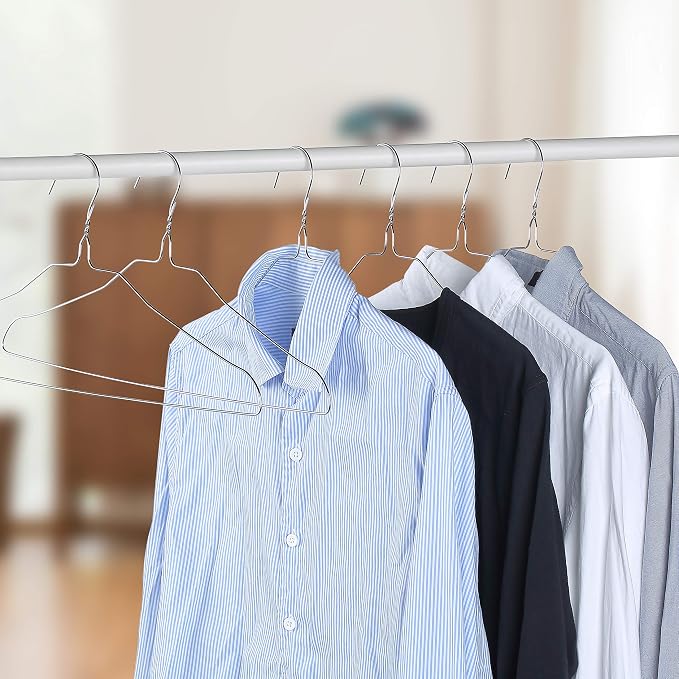 Mr. Pen- Metal Wire Hangers, 10 Pack, Silver - Image 5