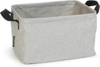 Brabantia - Foldable Laundry Basket - Compact Storage Box - Water Resistant Coating - Multi-Functional - Laundry Hamper - Bathroom - Collapsible - Grey - 9 Gal by Unknown