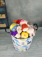 MAIZMZ Kids Hamper Storage Basket Nursery Bins Baby Gift Toy Organizer Box Laundry Basket Large Canvas Collapsible Chest for Home/Dorm/Kitchen/Pet/Closet/Shelf/Room Decor(Dinosaur) - Image 3
