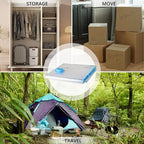 Vacuum Storage Bags 7 Pack Small for Travel Clothing with Hand Pump - Image 3