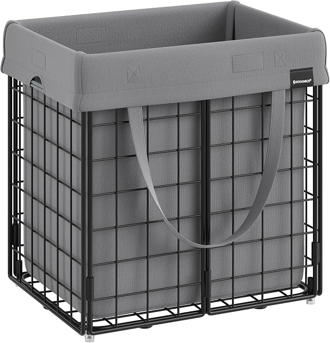 SONGMICS Laundry Hamper, Collapsible, 11 Gal. (50L) by Unknown