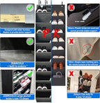 10 Tiers Shoe Organizer for Closet, 20 to 30 Pairs Shoe Rack Door - Image 5