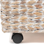 happimess Chett Underbed Storage Bin Wheels 26", White Wash - Image 6
