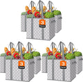 WISELIFE Reusable Grocery Bags [9 Pack],Large Grocery Tote Bag Water Resistant Shopping Bags Foldable Grocery Bag for Clothes,Shoes and Picnic by WiseLife
