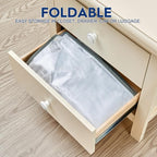 80L Clear Large Storage Bag for Clothes Comforters Blankets Pillows Bedding - Image 7