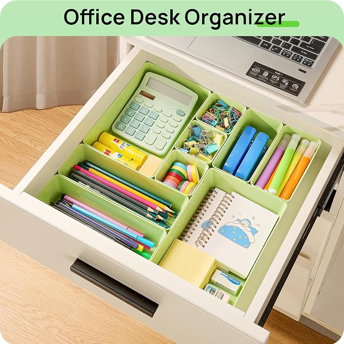Vtopmart 25 Pack Plastic Drawer Organizers with Non-slip Rubber Pads - Image 6