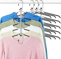 5 Tier Space Saving Shirt Hanger Non Slip Multi Blouse Hanger 4Pcs by Lomrsiul