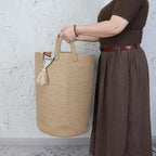 XUANGUO Laundry Basket Laundry Hamper for Clothes Jute Large - Image 3